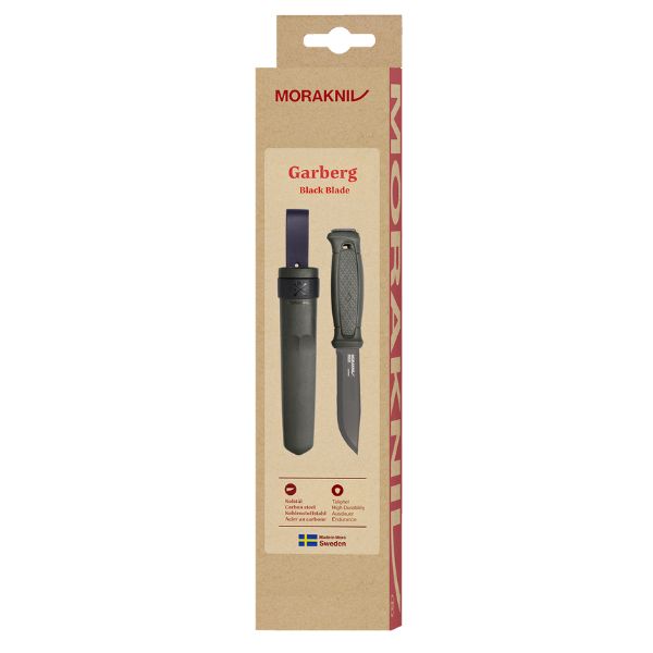 Garberg Black Blade with Polymer Sheath © Green