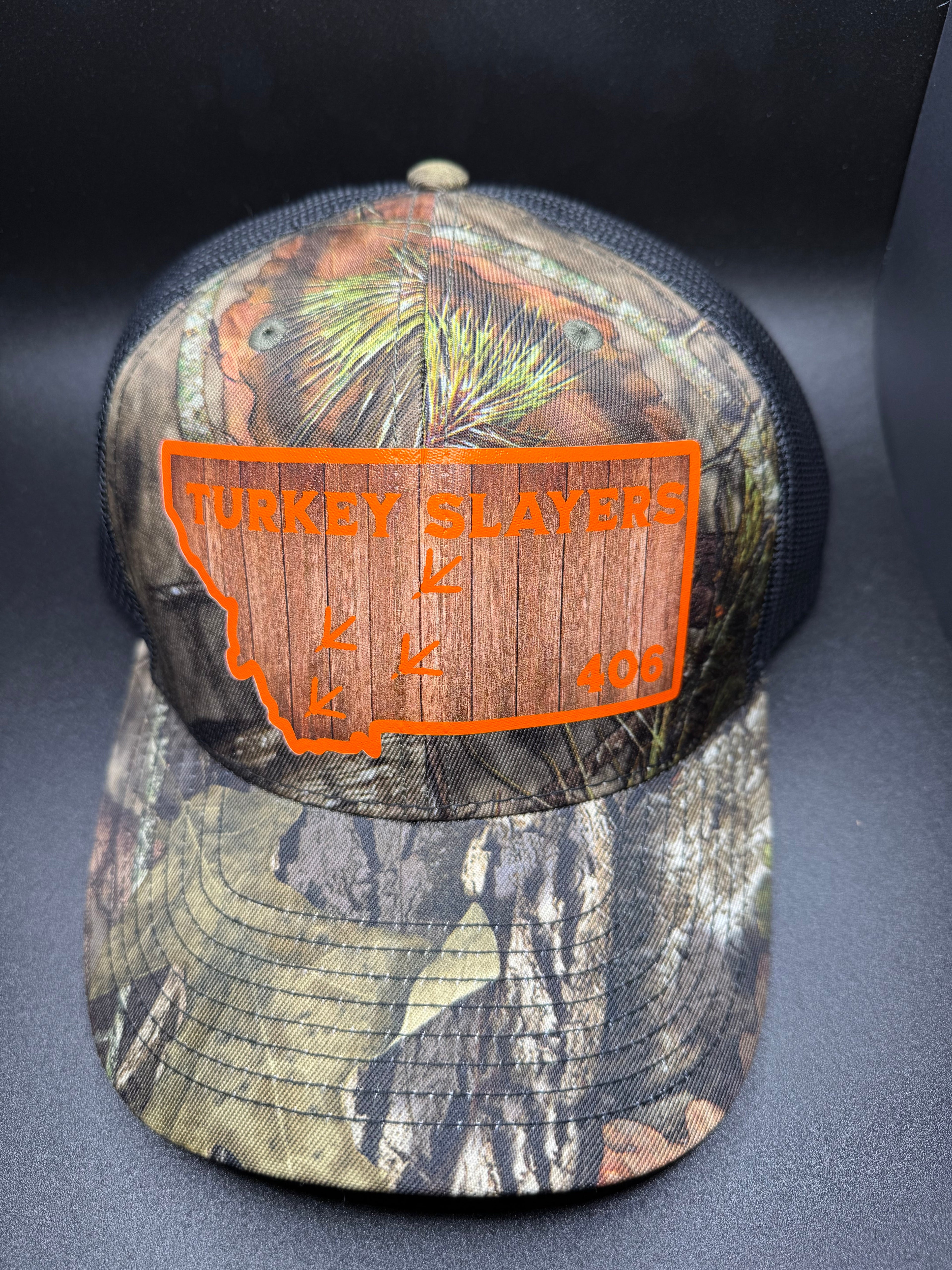 Turkey Slayers 406 - Camo Hat (6 Panel)